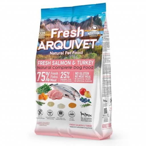 Alimento semihúmedo con Salmón y Pavo frescos - Fresh [3]