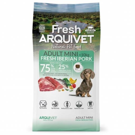 Alimento semihúmedo con Cerdo Ibérico fresco para perros de razas mini - Fresh [1]