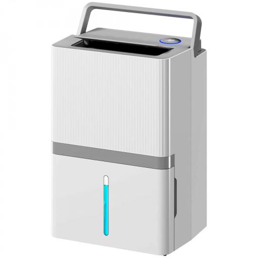 Deshumidificador 35L/Día para 40-90 ㎡ Luz Indicador de Humedad Depósito 5,5 Litros Drenaje Continuo Temporizador 24H [8]