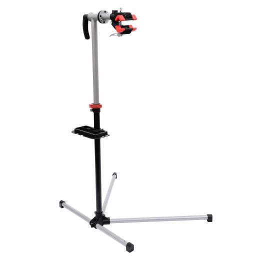 Soporte de Reparación Caballete de Bicicleta para Hogar con Altura Ajustable y Giratorio 100x66x180 cm Negro [9]