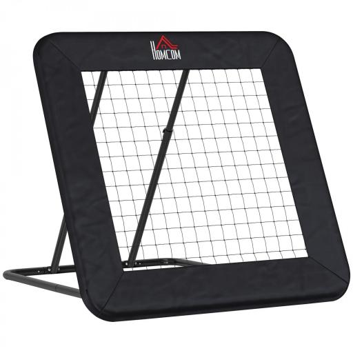 Red de Rebote Plegable con Ángulo Ajustable para Entrenamiento de Fútbol Béisbol y Más 128x118x108-120 cm Negro [8]