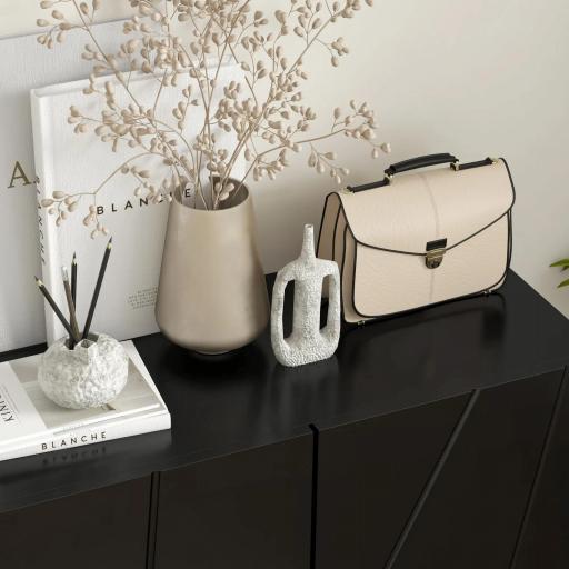 Zapatero de Entrada Recibidor con Estantes Ajustables Cierre Suave para 15-20 Pares de Zapatos 72x31,5x95 cm Negro [3]