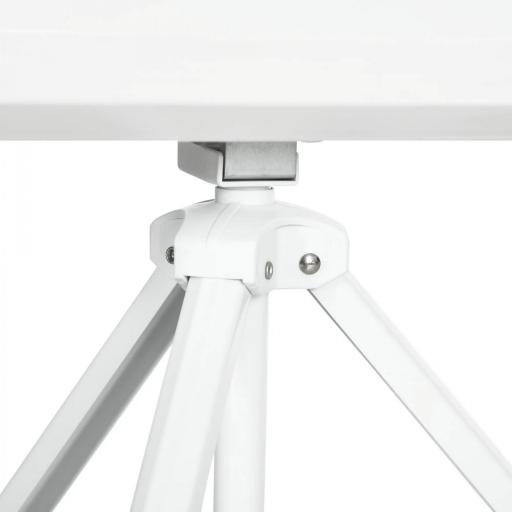 Pantalla de Proyector Manual 120 Pulgadas Pantalla de Proyección Formato 4:3 con Altura Ajustable 244x183 cm Blanco [6]