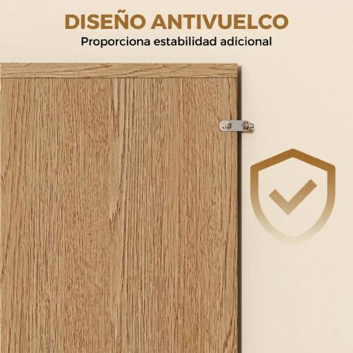 Recibidor de Entrada con Espejo Cajón y Estante Mueble de Recibidor para Pasillo 91,5x27,9x85,5 cm Roble [3]