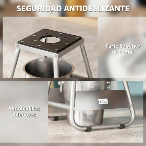 Caballete Tipo Soporte Elevador de Motocross Desmontable de Acero Carga 500 kg con Plataforma de Goma para Reparación [4]