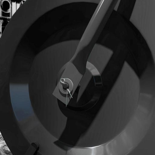 Esparcidor de Compost con Cesto de 75L Mango Ajustable y Diseño Resistente para Jardinería y Césped 70x40x112 cm Negro [8]