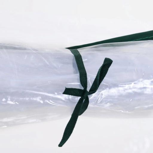 Invernadero de Exterior 200x100x80 cm Invernadero de Jardín Tipo Túnel con Marco de Acero y Cubierta de PVC Invernadero Pequeño para Cultivo de Plantas Tomates Transparente [6]