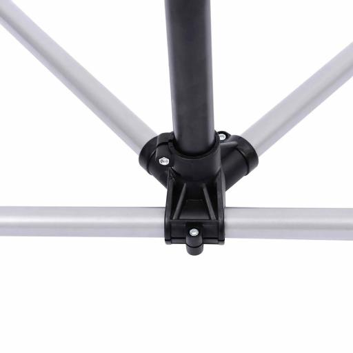 Soporte de Reparación Caballete de Bicicleta para Hogar con Altura Ajustable y Giratorio 100x66x180 cm Negro [6]