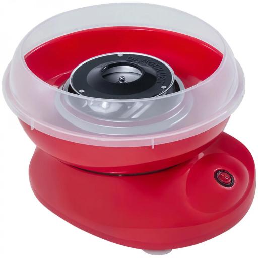 Máquina de Algodón de Azúcar de Uso doméstico de Polipropileno Acero Inox. y Aluminio 450W-550W 27x26x18 cm Rojo [8]