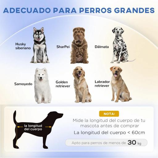  Sofá para Perros Grandes Cama Elevada para Perros con Cojín Lavable y Patas de Madera Carga 30 kg 98x67x25 cm Verde [2]
