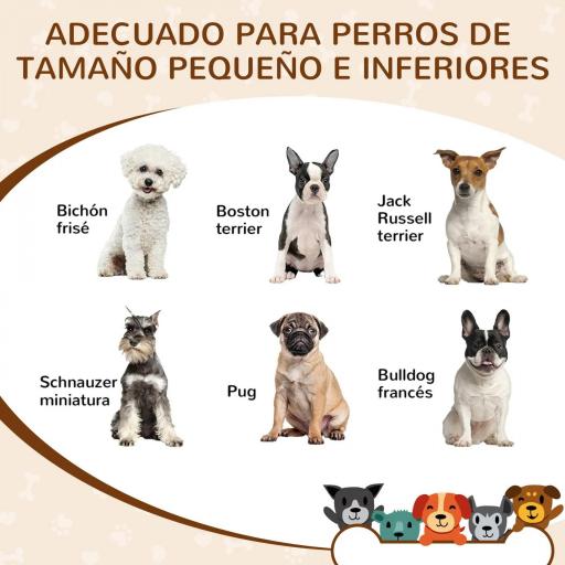 Caseta de Madera para Perros Pequeños Caseta de Interior para Mascotas con Grabados de Formas 69x50x58,5 cm Roble [3]