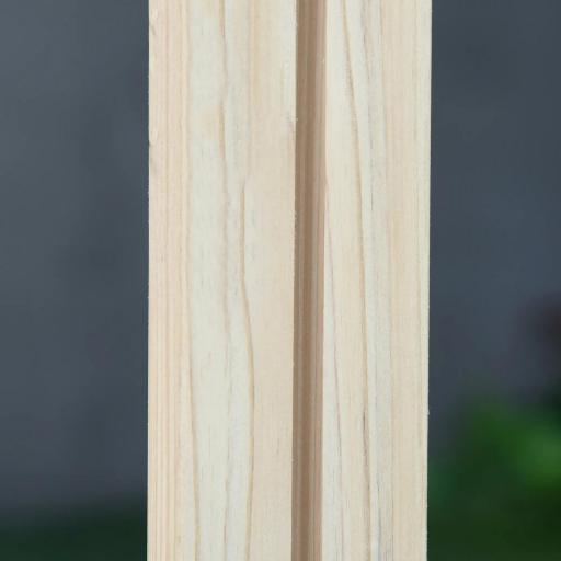 Arenero de Madera para Niños con Techo Cajón de Arena Toldo Ajustable Espacioso 120x120x120 cm para Jardín Exterior al Aire Libre Color Madera Natural [7]