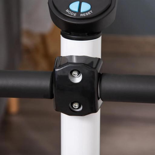 Máquina de Steps Mini Stepper para Fitness en Casa con Pantalla LCD y Pedales Antideslizantes 55x44x108cm Blanco y Azul [7]