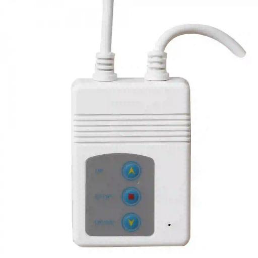 Pantalla del Proyector Eléctrica Portátil Universal 84 Pulgadas Pantalla para Proyección Motorizada 4:3 con Control Remoto Cine en Casa Presentaciones Colgada de Pared [3]