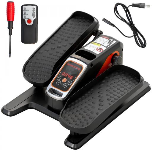 Mini Elíptica Eléctrica Silencioso con 12 Velocidades Modo Manual y Automático Control Remoto y Pantalla LED Negro [10]