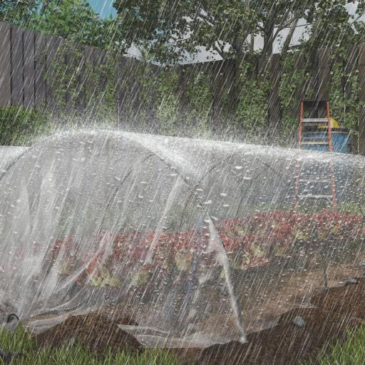 Cubierta de repuesto para invernadero de Polipropileno 6x10 m para Huerto Plantas Agricultura Jardín Transparente [5]