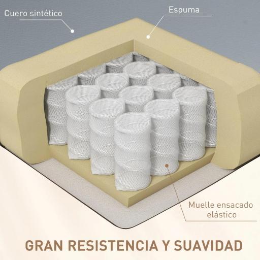 Sillón de Masaje Reclinable con 8 Puntos de Masaje Función de Calefacción Giratorio Mando a Distancia 85x94x104 cm Gris [4]