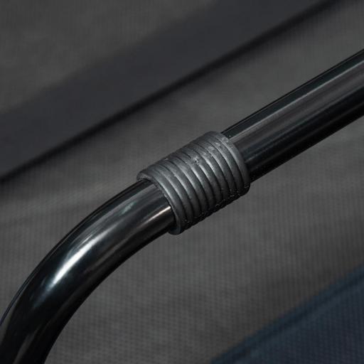 Cama Elevada para Perros Gatos Portátil Cama para Mascotas con Zona de Malla Transpirable y Tela Oxford para Interior Exterior 122x92x23 cm Azul [6]