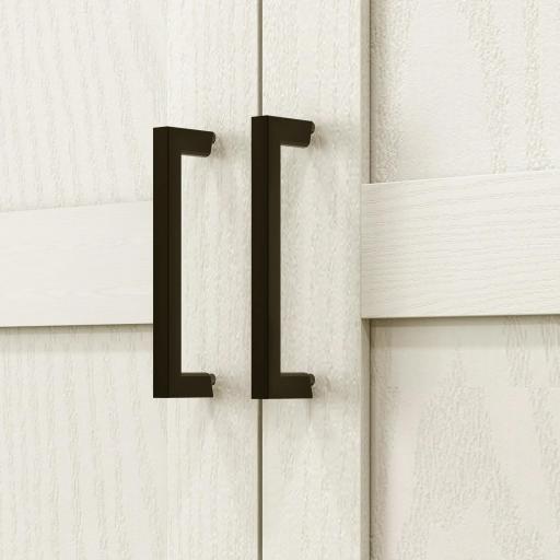 Armario Despensa Cocina con 2 Puertas 16 Estantes y Estante Ajustable para Comedor Salón 60x40x104 cm Crema [7]