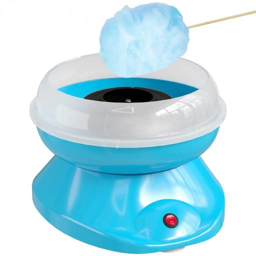 Máquina de Algodón de Azúcar en Casa de Polipropileno Acero Inox. y Aluminio 450W-550W para Fiestas 27x26x18 cm Azul [8]
