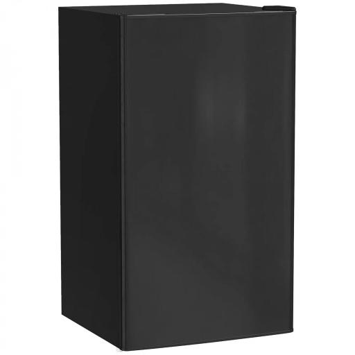 Nevera Pequeña con Congelador 91L Silenciosa Puerta Reversible Temperatura Regulable y Estantes Ajustables Negro [9]