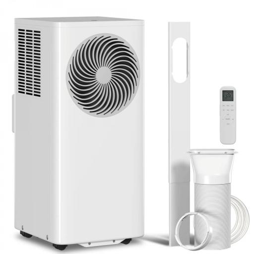 Aire Acondicionado Portátil 9000 BTU 4 en 1 Enfriamiento Deshumidificador Ventilador Modo de Sueño para 33 m² Blanco [8]