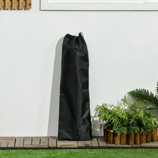 Cama Elevada para Mascotas Portátil con Toldo Extraíble Tela Transpirable al Aire Libre para Interior y Exterior 92x76x90 cm Gris [7]