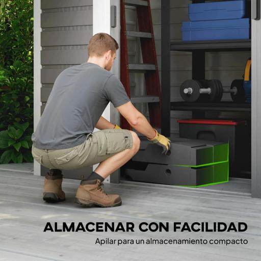 Juego de 2 Pesas para Sombrilla, Bases para Sombrilla Rellenables 80 kg con Agua 80 kg o Mezcla de Agua y Arena 105 kg [3]