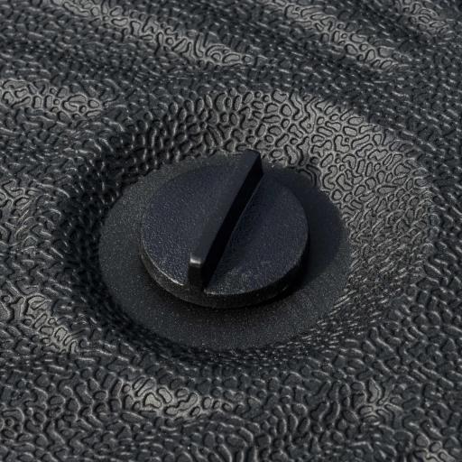 Base de Sombrilla de Jardín Rellenable de Agua 22 kg Soporte de Parasol Redondo Apto para Postes de 38mm/48mm Portátil para Terraza Patio Ø51x30,5 cm Negro [6]