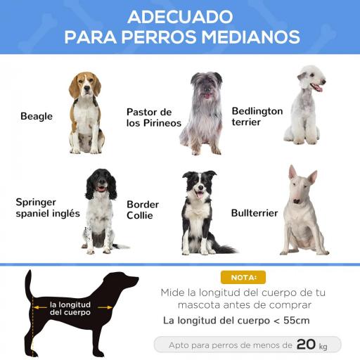 Cama Elevada para Perros Refrescante y Transpirable 106x81x33 cm Malla de Textilene Reposacabezas Inclinado Negro [4]