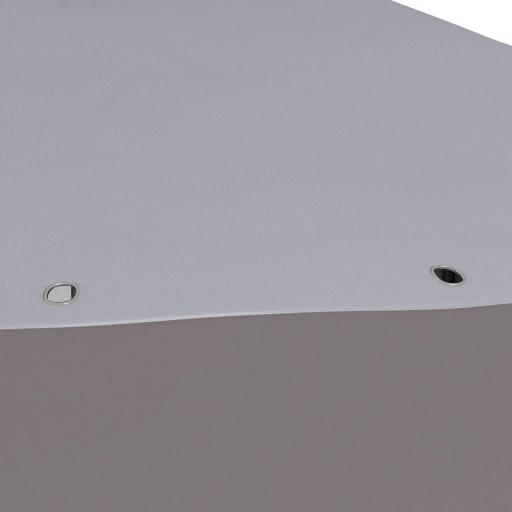 Carpa Plegable Pop-up con Altura Ajustable Protección UV50+ Doble Techo y Mosquiteras 4x4x2,8 m Gris Claro [7]