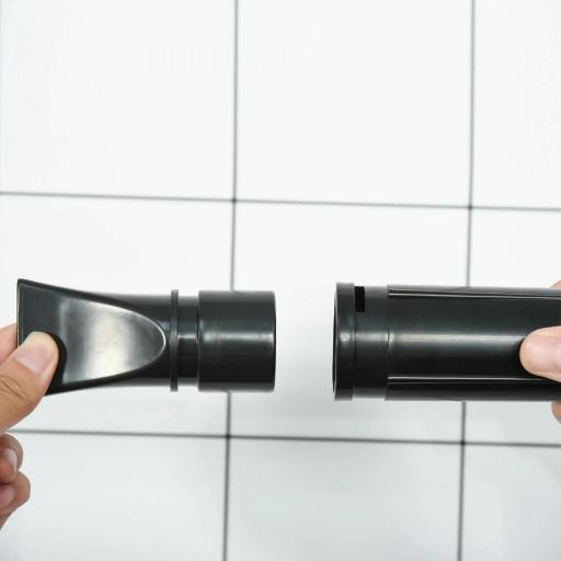 Secador de Pelo para Mascotas 2800W con Temperatura y Velocidad del Viento Ajustable 40x16x20 cm Negro y Púrpura [6]