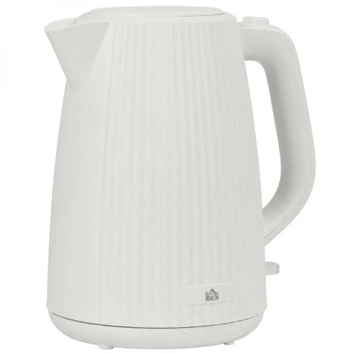 Hervidor Eléctrico 1,7L 2200W con Filtro Antical Desmontable Apagado Automático Base Giratoria 360° Crema [8]