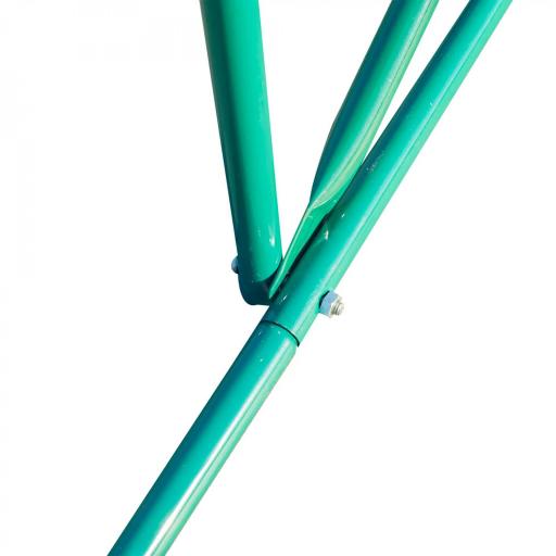 Invernadero Tipo Caseta de Jardín o Terraza 6x3x2 m para Cultivo de Plantas y Semillas Color Verde [6]