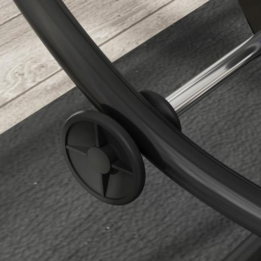 Máquina de Remo para Casa con 12 Niveles de Resistencia Hidráulica Pantalla LCD para Entrenaminto en Gimnasio Negro [7]