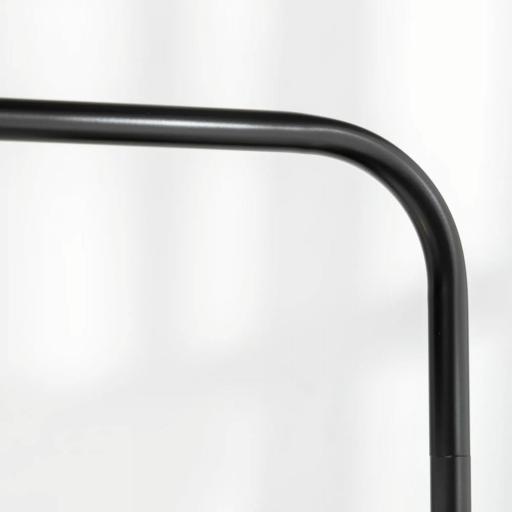 Lámpara de Pie Moderna con Pantalla de Lino Sintético Lámpara de Lectura para Salón 64x38x163,5 cm Blanco y Negro [6]