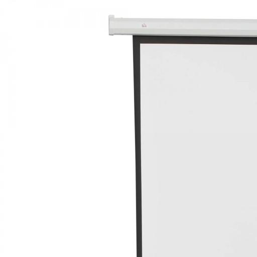 Pantalla del Proyector Eléctrica Portátil Universal 84 Pulgadas Pantalla para Proyección Motorizada 4:3 con Control Remoto Cine en Casa Presentaciones Colgada de Pared [5]