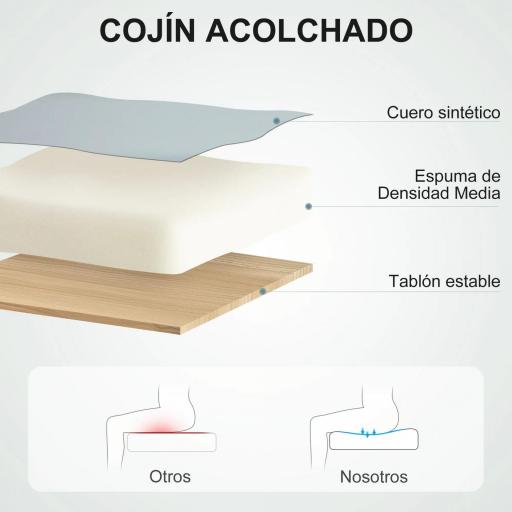 Silla de Escritorio Giratoria con Respaldo Alto Altura Ajustable Función Basculante y Reposabrazos Gris Claro [5]