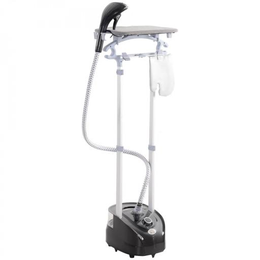 Plancha de Vapor Vertical 1950W 2 L con Temperatura Ajustable en 11 Niveles y Barra Telescópica Negro [8]