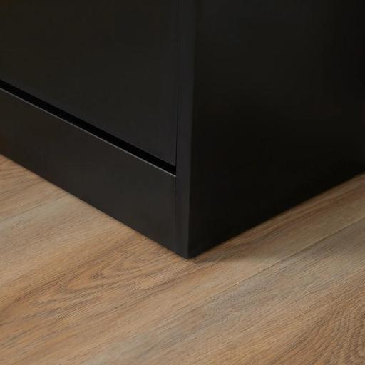 Zapatero de Entrada Recibidor con 2 Cajones y Estantes Ajustables Zapatero Estrecho para Pasillo 60x24x80 cm Negro [7]