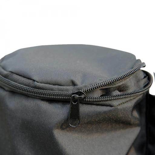 Pack de 4 Sacos de Lastre Rellenables para Carpa Tienda y Cenador Volumen Máx. 15kg Ø14x42 cm Color Negro [2]
