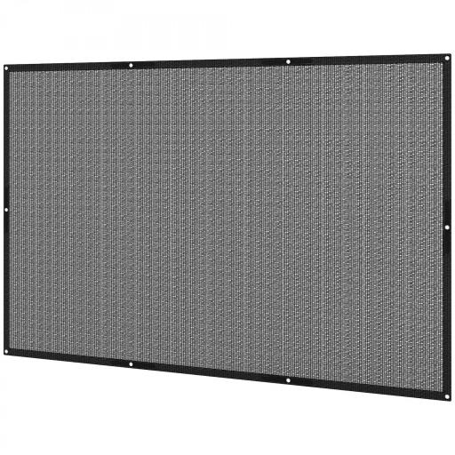 Toldo Vela de Sombra Rectangular 3x2 m Toldo de Jardín Protección Solar 65% Transpirable y Anticongelante Negro [9]