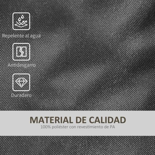 Pack de 4 Sacos de Lastre Rellenables para Carpa Tienda y Cenador Volumen Máx. 15kg Ø14x42 cm Color Negro [4]
