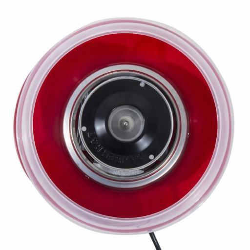 Máquina de Algodón de Azúcar de Uso doméstico de Polipropileno Acero Inox. y Aluminio 450W-550W 27x26x18 cm Rojo [5]