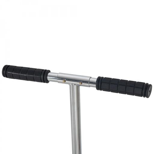 Patinete Plegable para Niños de 7-14 Años Scooter Infantil Manillar Ajustable en Altura de 4 Niveles con Freno 88x37x75-100 cm Negro [5]