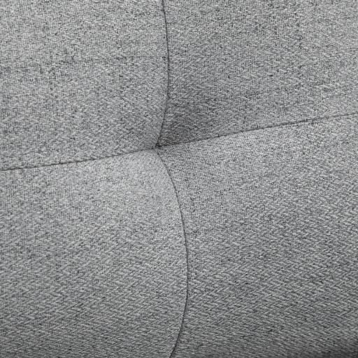 Butaca de Salón con Reposabrazos Asiento Acolchado y Patas de Acero Sofá Individual de Moderno 76x68x80 cm Gris [5]