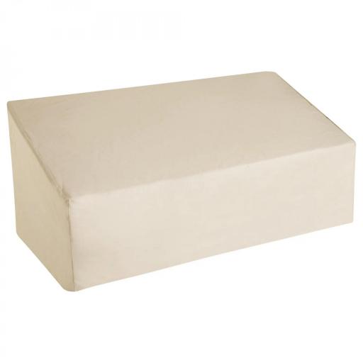 Funda Biege Impermeable para Banco 3 Plazas 218x111x101 cm Cubierta para Sofá o Mueble de Jardín [9]