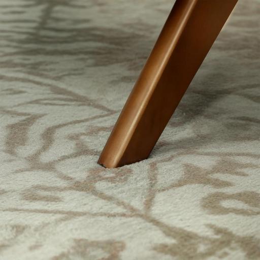 Reposapiés de Salón Taburete Bajo con Asiento Acolchado Patas de Madera para Sala de Estar Dormitorio 69x47x36 cm Beige [4]