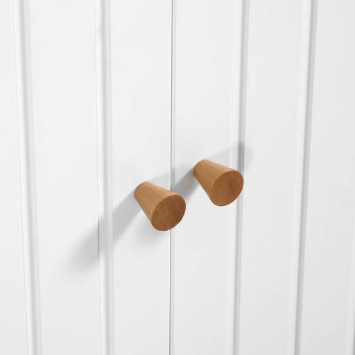 Mueble Zapatero con 2 Puertas Armario de Zapatos para 15 Pares de Zapatos para Pasillo Entrada 60x33x100cm Blanco [7]