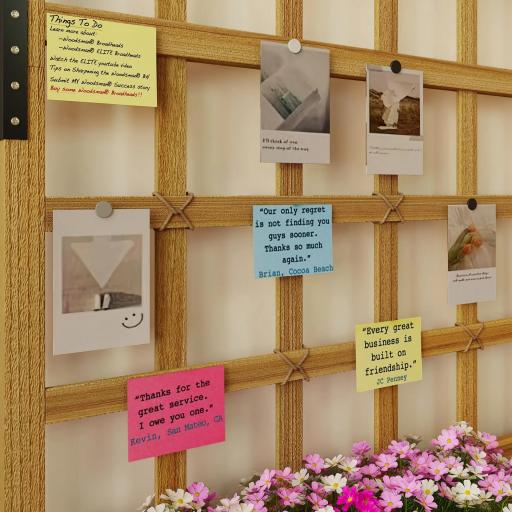 Jardinera con Enrejado de Madera con Drenaje para Cultivos Verduras Flores Hierbas 90x30x180 cm Natural [6]